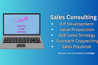 be your b2b sales consultant