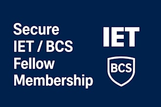 provide bcs or iet fellow membership for eb1 niw o1 visa