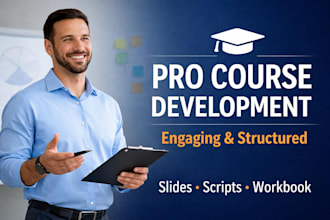 create engaging online course content and workbooks