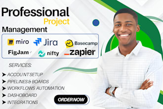 setup miro figjam collaboration nifty basecamp jira, teamwork zapier integration
