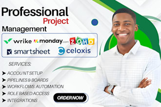 setup smartsheet celoxis zoho cliniko project management monday crm automation