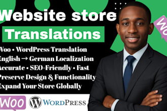 woo wordpress store website translations from english to german using wpml