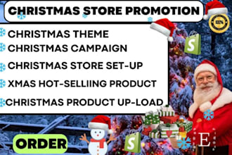 design or promote your christmas product with beautiful festive style