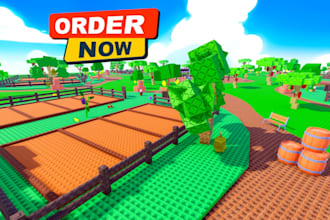 make high quality 3d roblox map or 3d models for roblox game