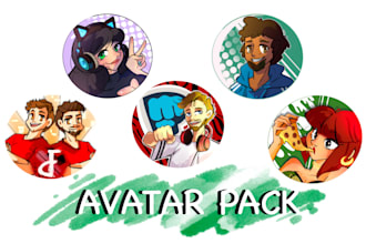make anime avatar of you, for twitch or youtube