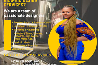 design a professional graphics for your brand