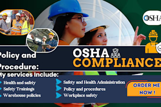 create osha compliant safety guides, construstion safety, workplace safety