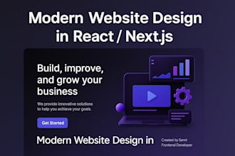 build a modern responsive website