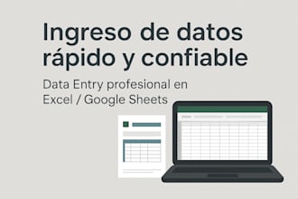 hare ingreso de datos rapido y preciso en excel