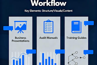 professional business presentations, audit manuals and operational documentation