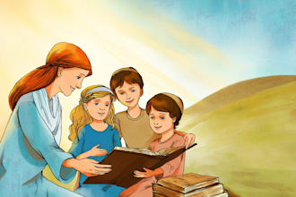 create bible themed coloring pages for children