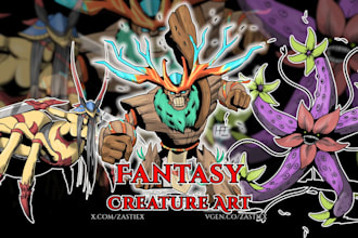 design fantasy creature for games