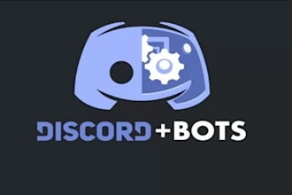 create any custom discord bot with python or javascript