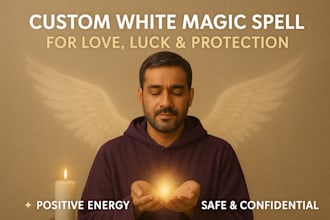 do custom spell using powerful white magic and angel powers of your choice