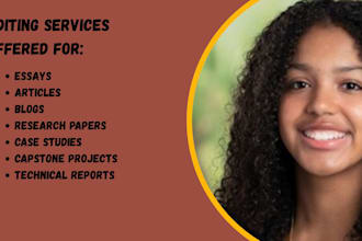 proofread and edit your business, technical, or research documents