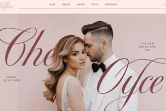 design squarespace wedding website zola church islamic wedding nikkah website