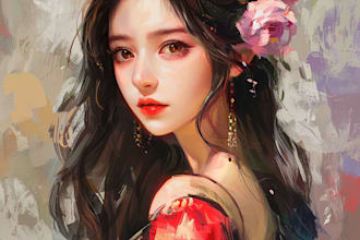 paint renaissance art oil painting portrait