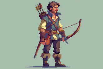 draw character design, concept art, or game asset
