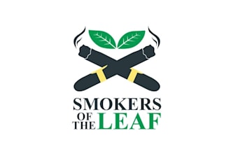 make smoke cigar brand logo for upcoming accessory brand