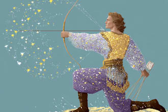 draw you as a fantasy genie or elemental spirit