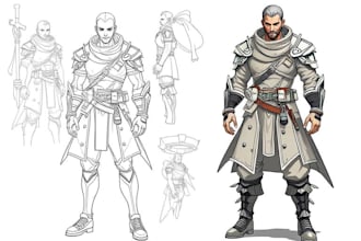 design game character and sprite
