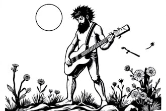 draw high quality linocut illustration for tshirt design
