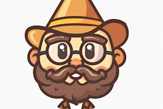 design cute cartoon characters
