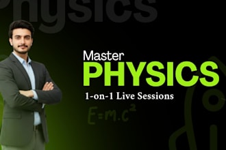 be your personal physics tutor for high school and exam prep