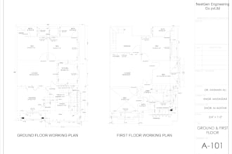 design and draft house plans 2d floor plans and blueprints in autocad