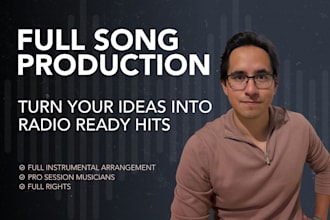 provide full music production, arrangement, and mixing