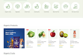 design a modern and responsive ecommerce  website