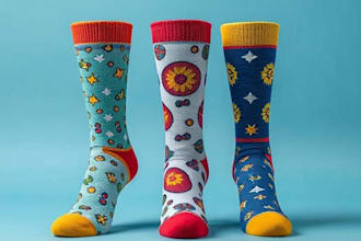 design unique socks design for your brand