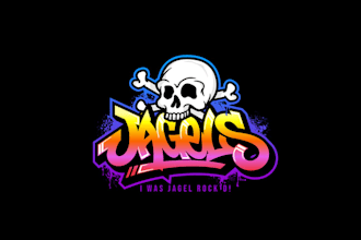 design skull e sports logo for my personal brand and name