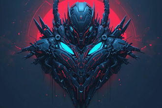 make a profesonal cyberpunk logo