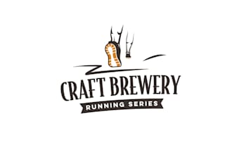 design wonderful craft brewery running event logo