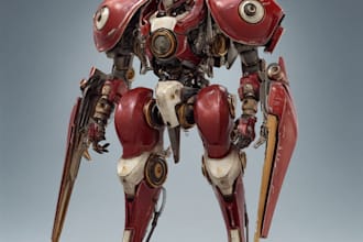 draw an original mecha robot concept