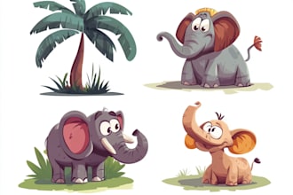create artistic vector animal illustration