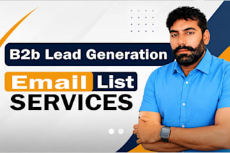 b2b lead generation business email and data entry lead