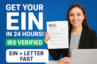 get your llc ein tax id from the irs within 24 hours fast and easy