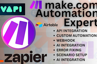 build make com automations, zapier ai automation