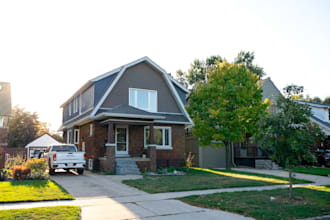 do real estate photo editing, color correction, and sky replaceme