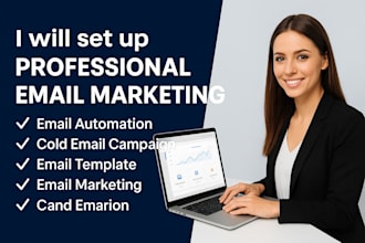 set up email marketing automation, cold email campaign, and bulk email blast