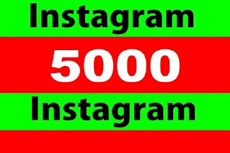 gain 5000 instagram real followers fast