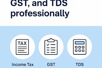 file your itr, gst returns and tds professionally