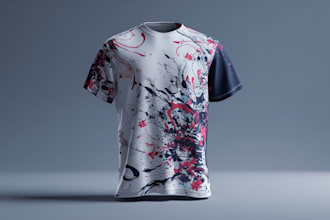 create a custom illustrated t shirt design for you