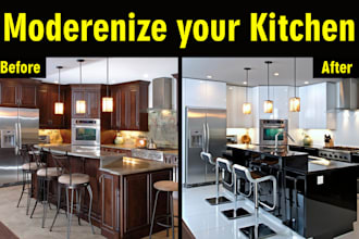 do kitchen remodel or change kitchen cabinets