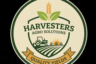 do an eco natural agriculture farm logo design