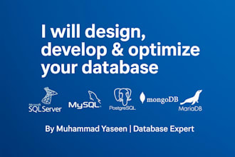 build sql server database optimize queries write sps and create ssrs reports