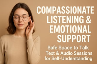 hold a compassionate, understanding space for your emotions