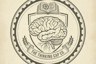 design a creative brain logo for your brand